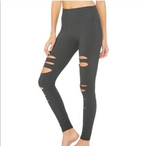 ALO Yoga warrior leggings dark grey